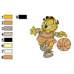 Garfield 44 Embroidery Design